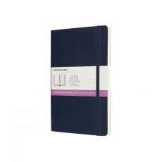 Блокнот Moleskine Classic Soft Double 96 л линейка/без разлиновки мягкая обложка nb313sb20 синий