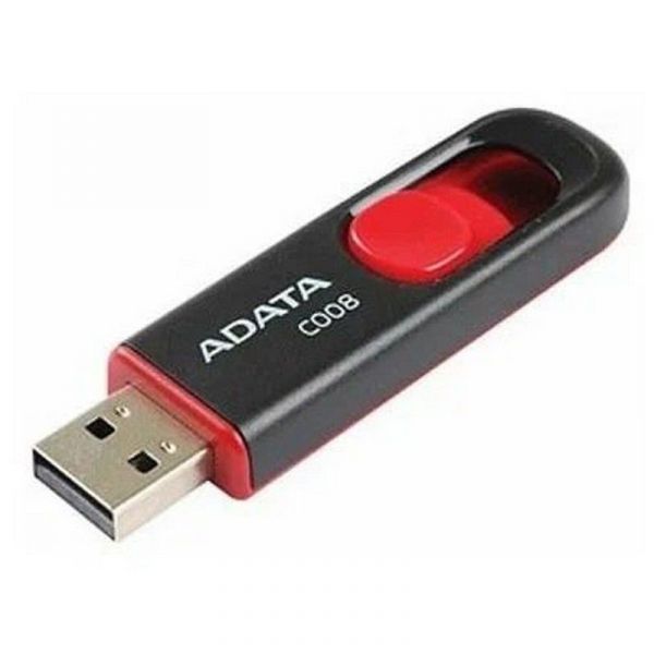 Флешка ADATA Classic AC008 USB2.0 64Гб красный/черный