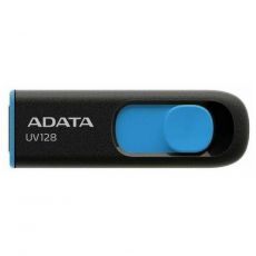 Флешка ADATA DashDrive UV128 64Гб USB3.0 64Гб черный/синий