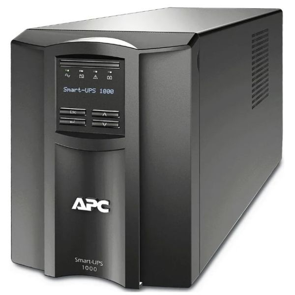 Источник бесперебойного питания APC SMT1000I-CH черный, 1000BA