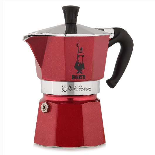 Кофеварка Bialetti Moka Express red