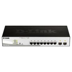 Коммутатор D-link DGS-1210-10P/F3A 8x14.88 млн. пакетов/с, настраиваемый