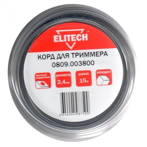 Корд триммерный Elitech 0809-003100