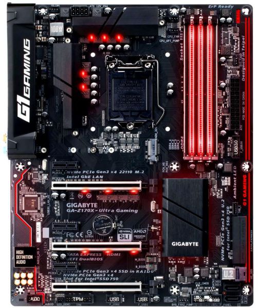 Материнская плата Gigabyte GA-Z170X-Ultra Gaming