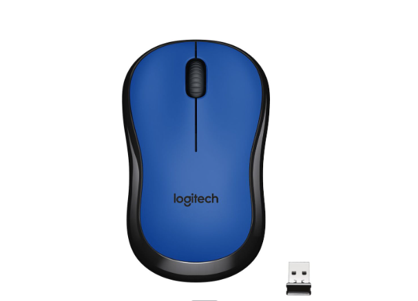 Мышь Logitech M220 синий синий