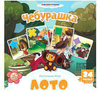 Настольная игра Astrel Games Лото Чебурашка 10917