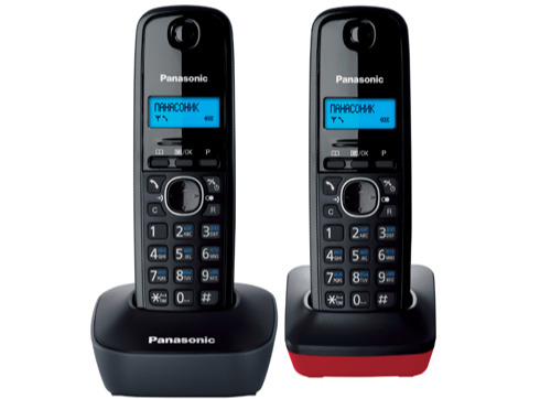 Радиотелефон Panasonic KX-TG1612RU3 Grey red