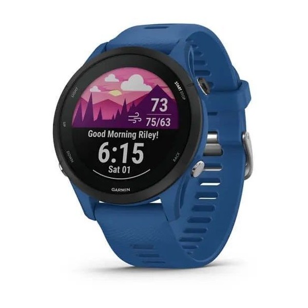 Умные часы Garmin Forerunner 255 черный/синий [010-02641-11]