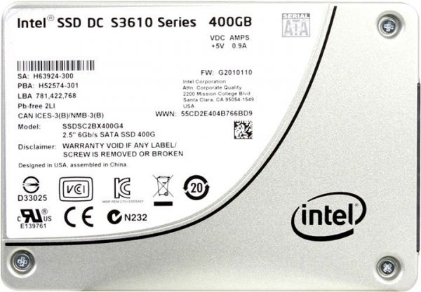 Внешний жесткий диск Intel SSDSC2BX400G401