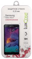 Защитное стекло для сотового телефона LuxCase 80877 для Samsung Galaxy Note 4 0.33 мм